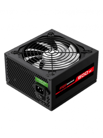 Блок питания Atx Zircon Gti-600 80+ (черный 600w 20+4pin 4+4pin 2*6+2pin 6*Sata 3*Molex вентилятор 1 Донецк