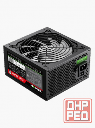 Блок питания Atx Zircon Gti-600 80+ (черный 600w 20+4pin 4+4pin 2*6+2pin 6*Sata 3*Molex вентилятор 1 Донецк - изображение 2