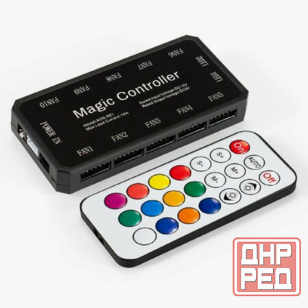 Контроллер-хаб с пультом управления Exegate Ex295975rus Exh6p. Argb для вентиляторов с подсветкой Ar Макеевка - изображение 1