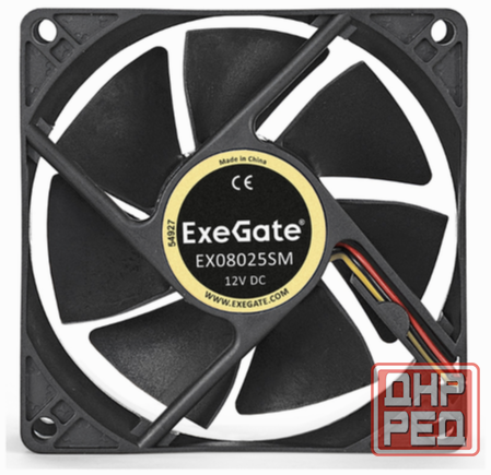 Вентилятор для корпуса Exegate Ex283381rus 80 мм (арт-1116) Макеевка - изображение 3
