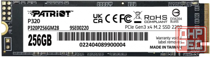 Твердотельный накопитель Ssd 256gb Patriot P320 (P320p256gm28) (арт-9668) Донецк - изображение 1