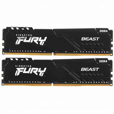 Оперативная память Kingston Kf432c16bb1k2/32wp, 32gb (2x16gb) 3200mt/S Ddr4 Cl16 Dimm, черный (арт-1 Донецк