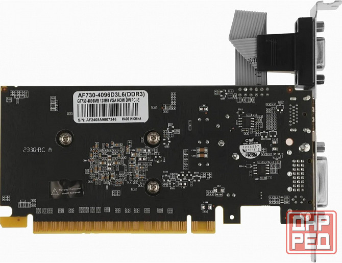 Видеокарта Afox Geforce Gt 730 (Af730-4096d3l6), 4 гб, Ddr3, 1333 мгц (арт-7468) Донецк - изображение 3