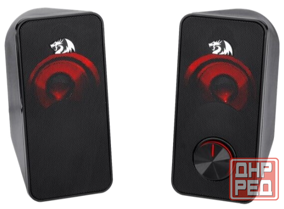 Колонки 2.0 Redragon Stentor черный (77600) (арт-5053) Донецк - изображение 3