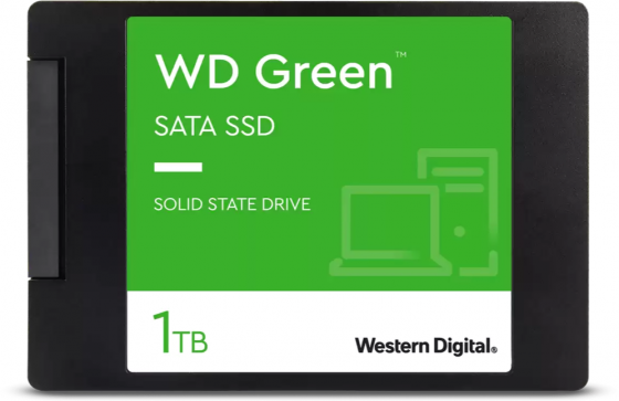 Твердотельный накопитель Ssd 1tb Western Digital Green Wds100t3g0a Sata3 2.5 (арт-1239) Макеевка