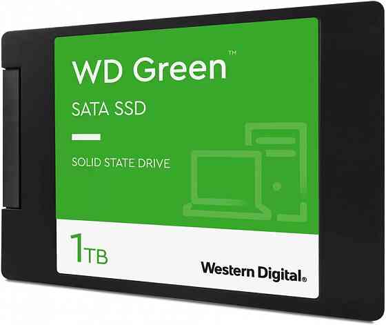 Твердотельный накопитель Ssd 1tb Western Digital Green Wds100t3g0a Sata3 2.5 (арт-1239) Макеевка