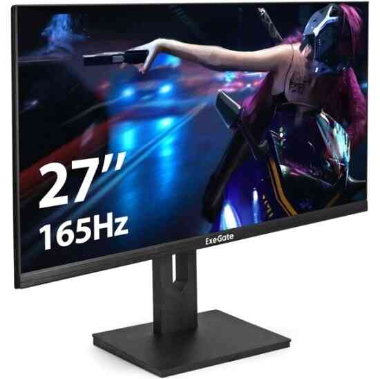 Игровой монитор Exegate 27" Eg2707c (Ex296975rus) Ips 1920x1080 165hz 1ms 178/178 250nits 1000 Hdmi Донецк