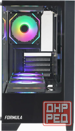 Корпус Matx Formula Crystal Z1m, Mini-Tower, без бп, черный [Cristal Z1m] (арт-4150) Донецк - изображение 3