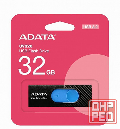 Флэш-накопитель A-Data Uv320 32гб, Usb3.2, черный/синий(Auv320-32g-Rbkbl) (арт-9622) Макеевка - изображение 4