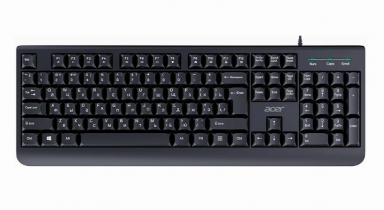 Клавиатура Acer Okw400, проводная, Usb, черный (Zl. Kbdee.01c) (арт-9678) Макеевка
