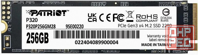 Твердотельный накопитель Ssd 256gb Patriot P320 (P320p256gm28) (арт-4289) Макеевка - изображение 1
