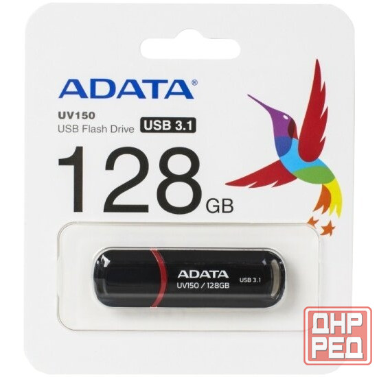 Usb-флешка A-Data Auv150-128g-Rbk 128gb Uv150, Usb 3.0, черный (арт-5529) Макеевка - изображение 2