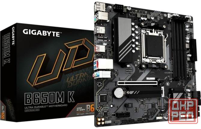 Материнская плата Gigabyte B650m K Am5, Micro-Atx (арт-8864) Макеевка - изображение 1