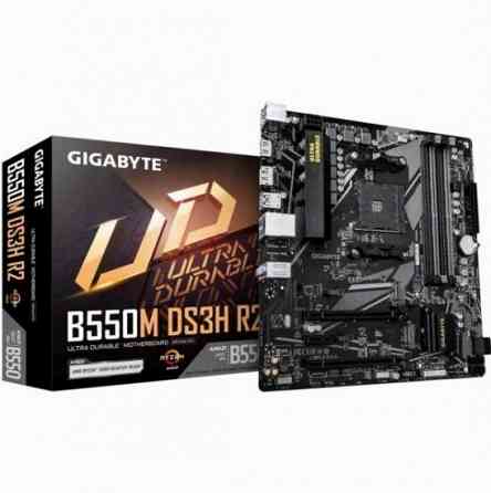 Материнская плата Gigabyte B550m Ds3h R2 (Am4, Matx) (арт-1032) Макеевка