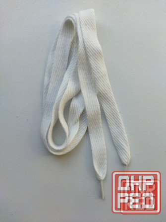 Шнурки для обуви белые Донецк - изображение 1