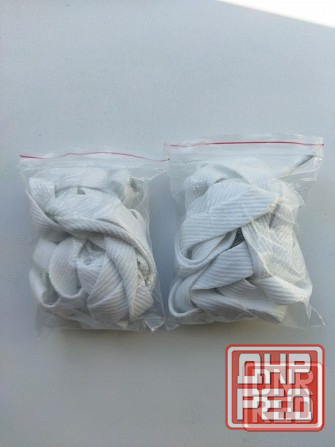 Шнурки для обуви белые Донецк - изображение 2