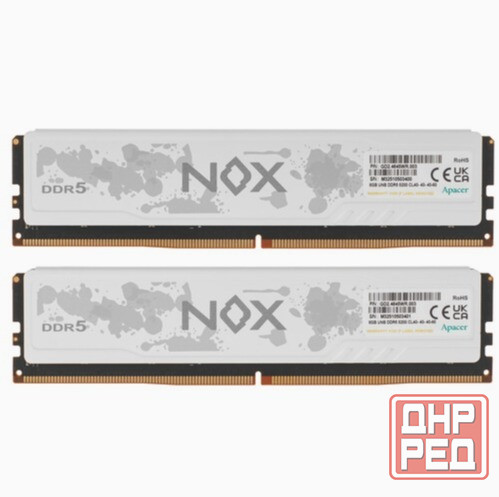 Оперативная память Dimm Ddr5 Apacer Nox [Ah5u16g52c52rmwaa-2] 16 гб (арт-7742) Макеевка - изображение 2