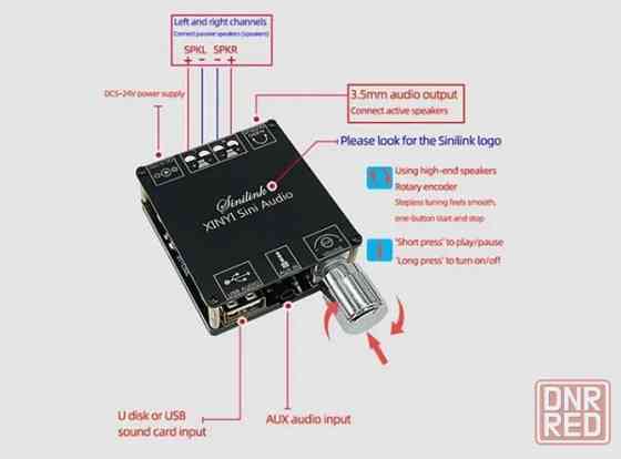Усилитель мощности с Bluetooth ( TPA3116D2) Макеевка