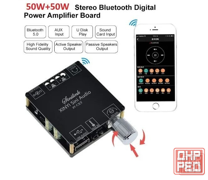 Усилитель мощности с Bluetooth ( TPA3116D2) Макеевка - изображение 3