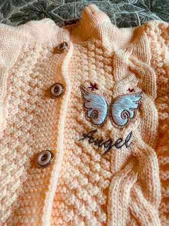 Костюм вязаный полушерстяной на 6 мес Донецк