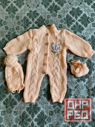 Костюм вязаный полушерстяной на 6 мес Донецк - изображение 1