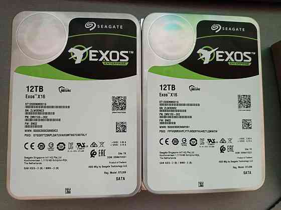 Новые жесткие диски Seagate 12Tb Макеевка
