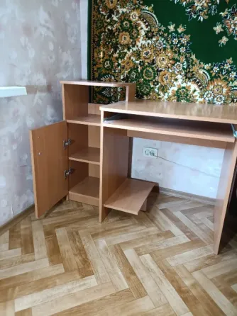 Стол компьютерный, светлый, ольха Донецк