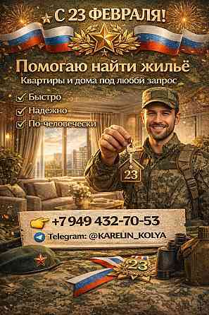 Помогаю быстро и спокойно найти квартиру или дом под ваш запрос и бюджет Донецк
