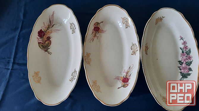 Блюдо , селедочницы. Винтаж Донецк - изображение 4