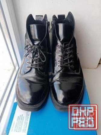 Ботинки женские 38 р. кожаные лакированные Донецк - изображение 1