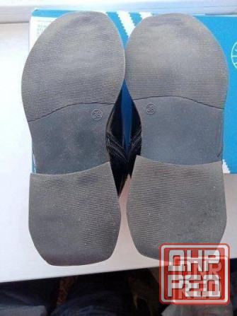 Ботинки женские 38 р. кожаные лакированные Донецк - изображение 4