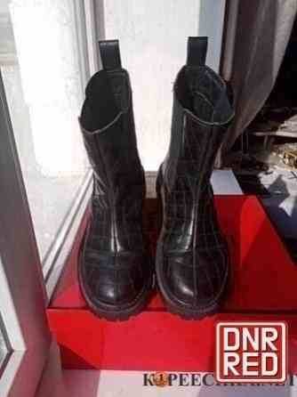 Полусапоги 36(23) р. кожаные на девочку Донецк