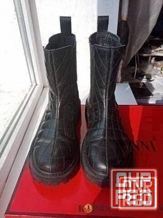 Полусапоги 36(23) р. кожаные на девочку Донецк - изображение 2