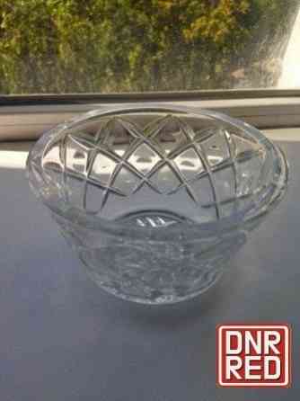 Большая хрустальная салатница Донецк