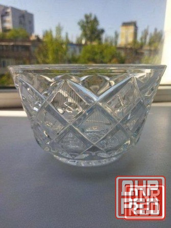 Большая хрустальная салатница Донецк - изображение 2