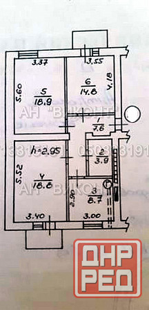 Продам 3-комн квартира. Сталинка. Капитальный ремонт. Вода круглосуточно. Донецк - изображение 12