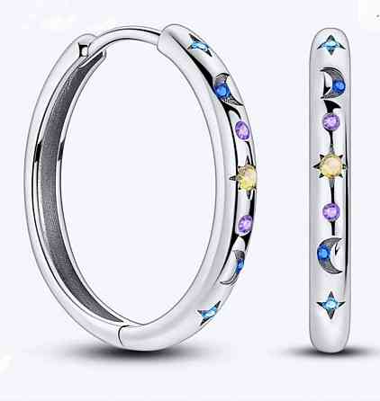 Серьги кольца серебро Донецк