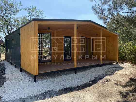 Глэмпинг \ Модульный Дом 65 м2 с санузлом под ключ от производителя Донецк
