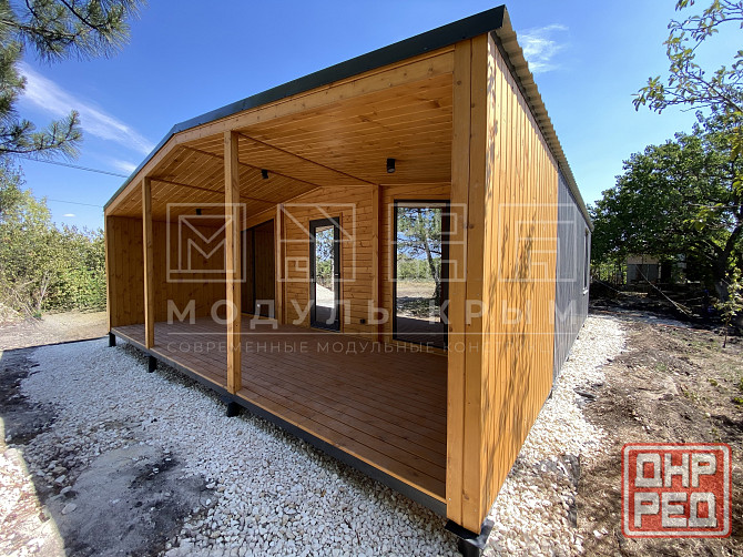 Глэмпинг \ Модульный Дом 65 м2 с санузлом под ключ от производителя Донецк - изображение 2
