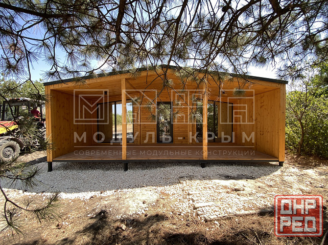 Глэмпинг \ Модульный Дом 65 м2 с санузлом под ключ от производителя Донецк - изображение 4