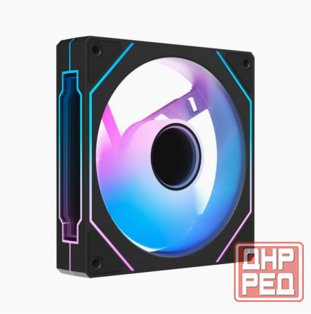 Вентилятор Ocypus Gamma F12 Bk Argb Reverse Blade 120 мм 4-Pin Pwm + 3-Pin 5v Argb, 1шт (Gamma-F12-B Макеевка - изображение 1