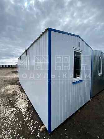 Вагон-бытовка строительная белая от производителя Донецк