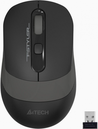 A-4tech мышь Fstyler Fg10s черный/серый оптическая (2000dpi) беспроводная Usb [1204030] (арт-4031) Донецк
