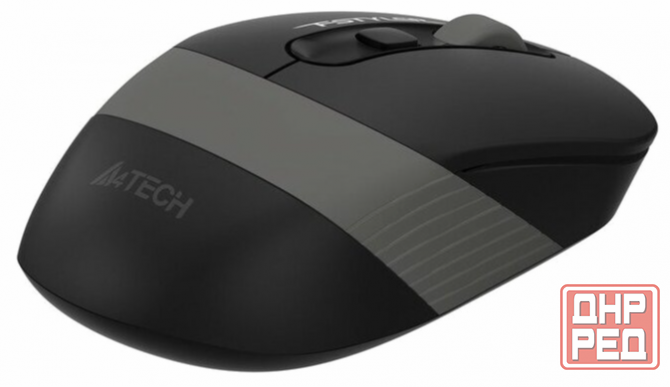 A-4tech мышь Fstyler Fg10s черный/серый оптическая (2000dpi) беспроводная Usb [1204030] (арт-4031) Донецк - изображение 4