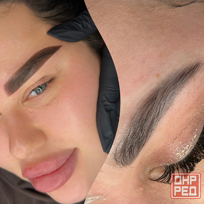 Перманентный макияж бровей и губ Донецк - изображение 1