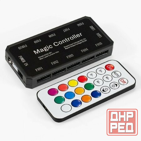 Контроллер-хаб с пультом управления Exegate Ex295975rus Exh6p. Argb для вентиляторов с подсветкой Ar Донецк - изображение 1