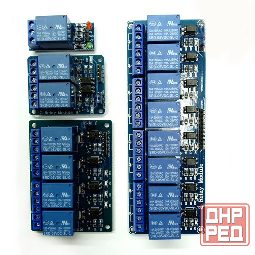 Релейный модуль 5V на 4 канала с оптопарой для Arduino Донецк - изображение 1