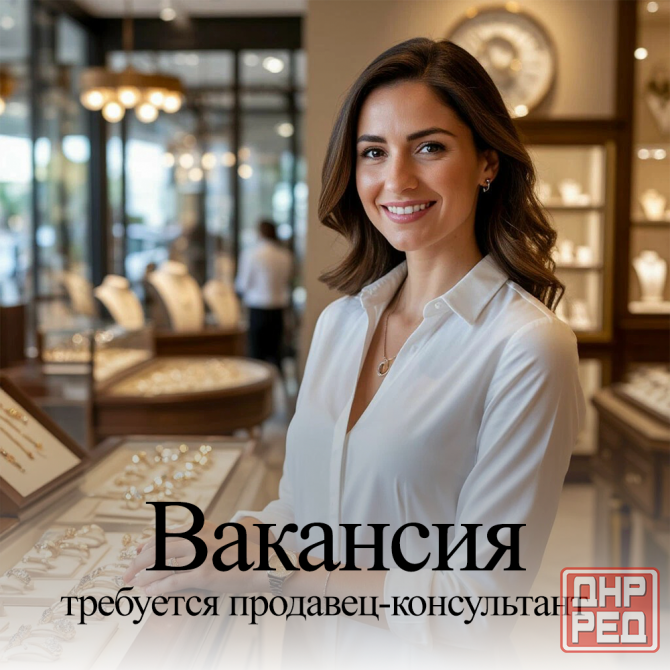 Продавец-консультант в ювелирный магазин Донецк - изображение 1
