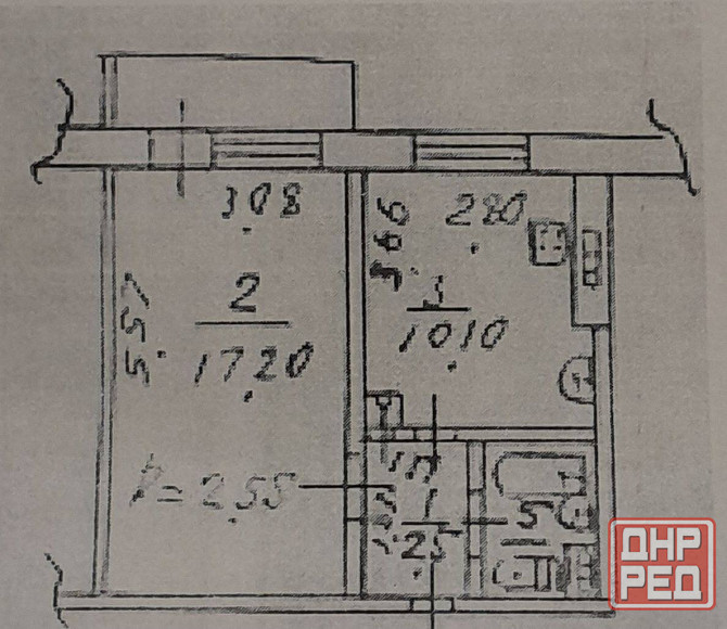 1 ком.квартира Комсомольский б-р д.46 Мариуполь - изображение 7