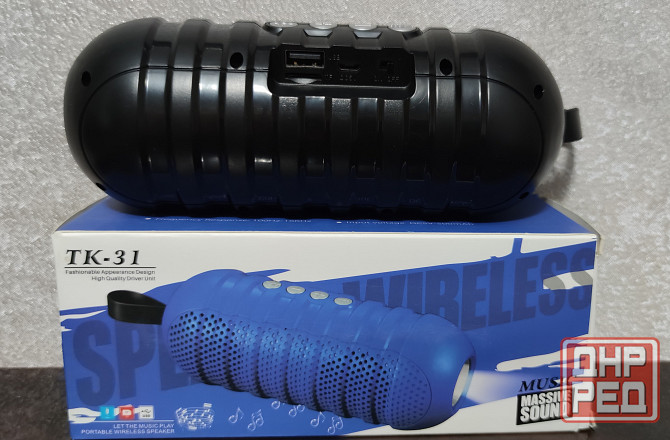 Bluetooth колоночка с радио, фонариком, microSD & USB Донецк - изображение 2